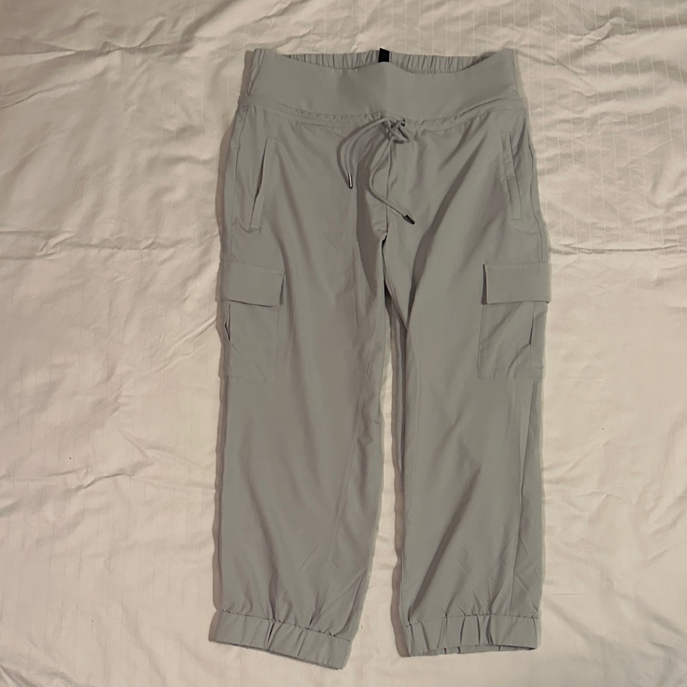 Kyodan Light Gray Cargo Track Pants